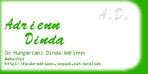 adrienn dinda business card